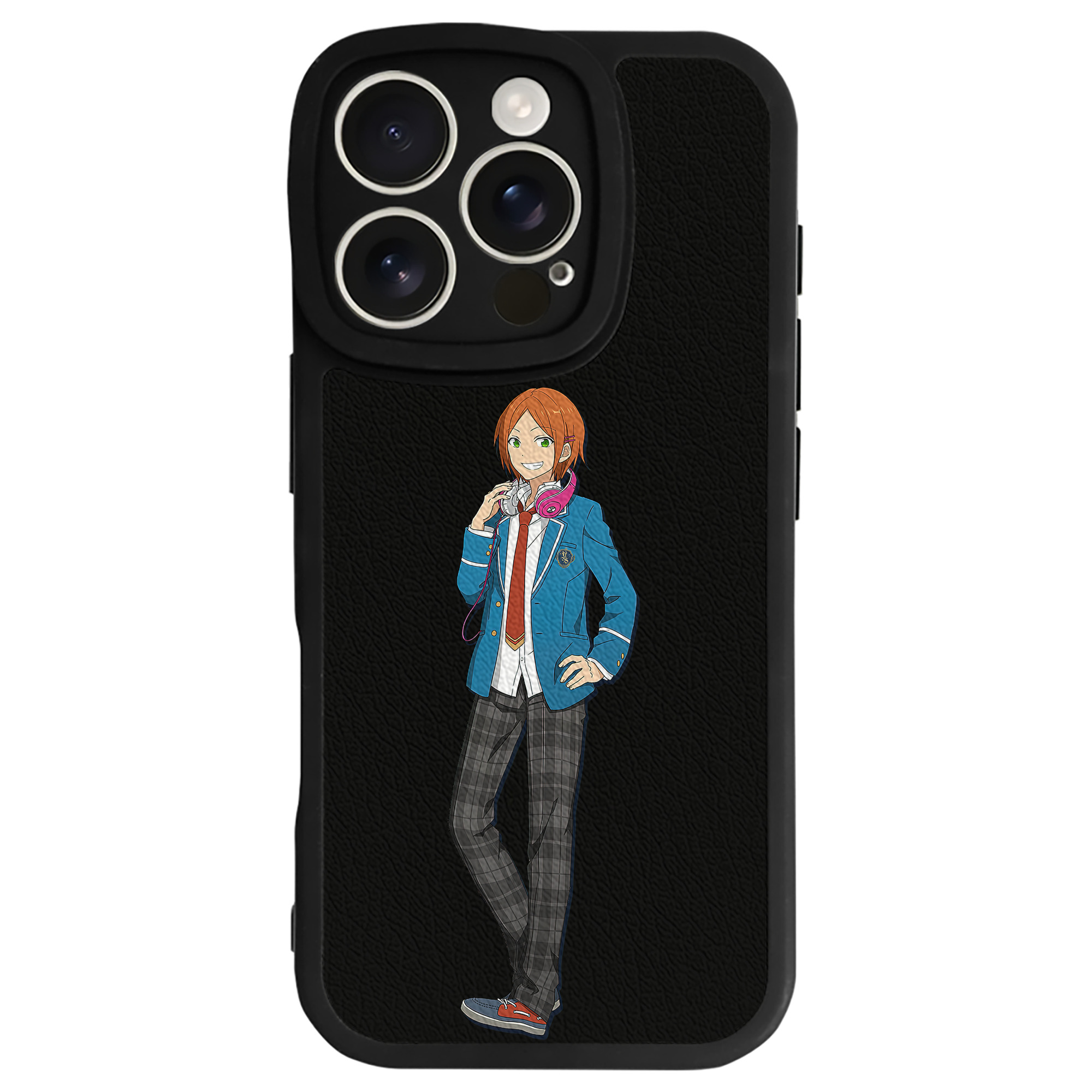 （画像用） あんさんぶるスターズ! Ensemble Stars 【iPhone 16シリーズ対応】シリコンスマホケース（レザー調） 材質：シリコン